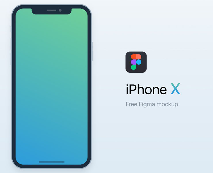 iPhone X mockup for Figma