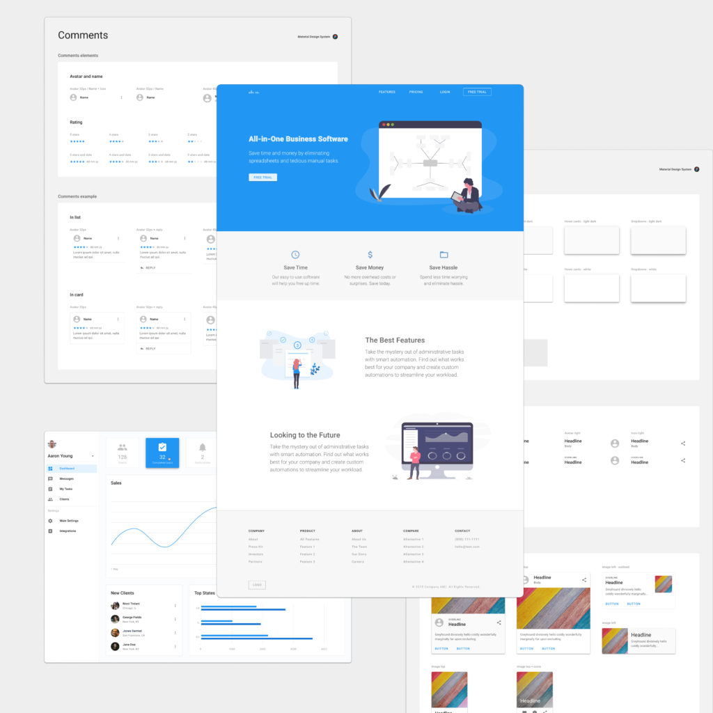 Figma material design UI kit