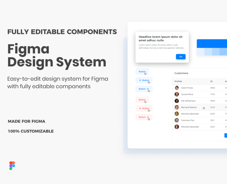 Figma design library