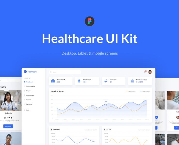 healthcare dashboard design