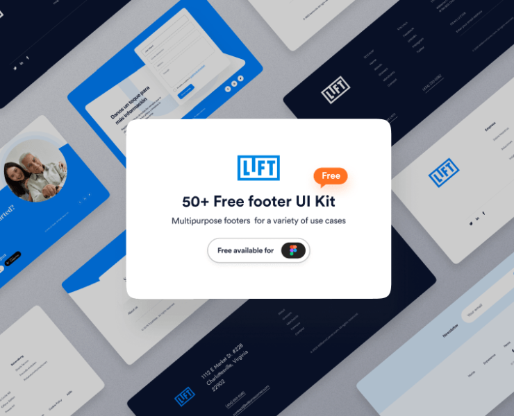 Figma footer template