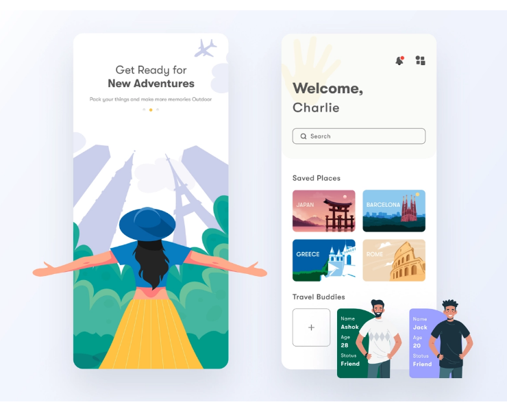 Figma Travel App