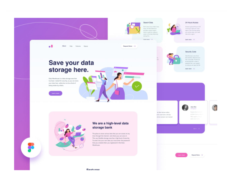 Figma Landing Page Template